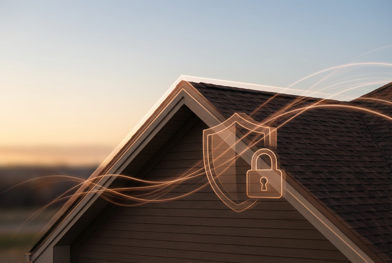 Ritchie’s Roofing team reviewing project plans